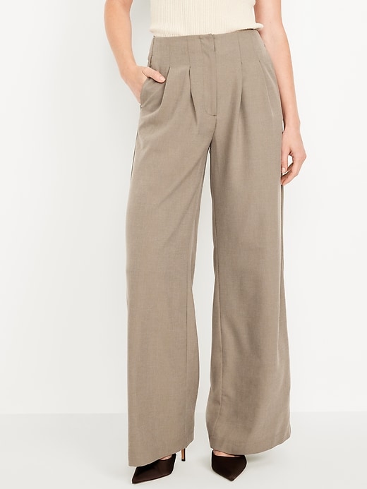 Image number 2 showing, Extra High-Waisted Super Wide-Leg Pants