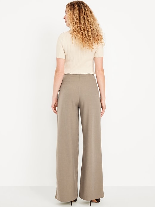 Image number 3 showing, Extra High-Waisted Super Wide-Leg Pants