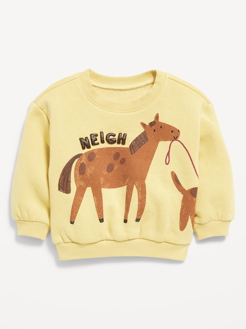 Printed Crew-Neck Sweatshirt for Baby - Multi