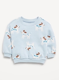 Image number 1 showing, Printed Crew-Neck Sweatshirt for Baby