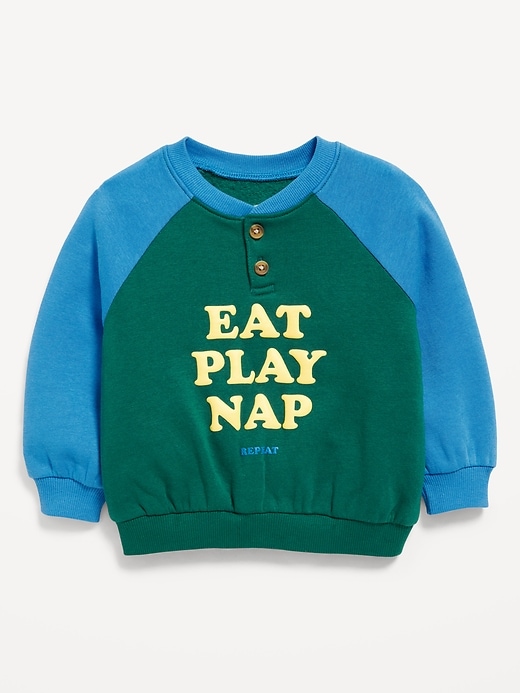View large product image 1 of 2. Printed Crew-Neck Sweatshirt for Baby