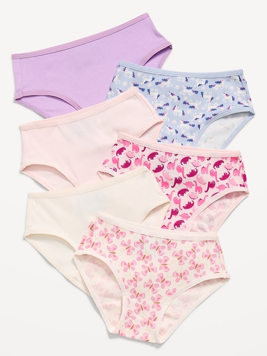 Voir une image plus grande du produit 1 de 1. Culotte bikini pour toute-petite fille (paquet de 6)