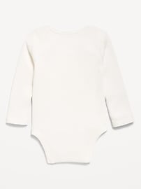 Image number 2 showing, Unisex Long-Sleeve Ribbed Bodysuit for Baby
