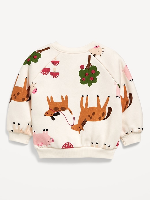 View large product image 2 of 2. Printed Crew-Neck Sweatshirt for Baby