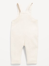 Image number 2 showing, Fleece Button-Front Overalls for Baby