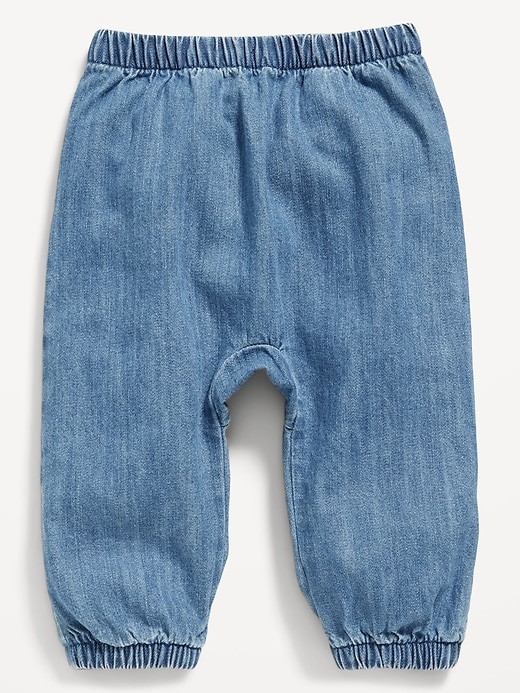 View large product image 1 of 2. Pull-On Chambray Pants for Baby