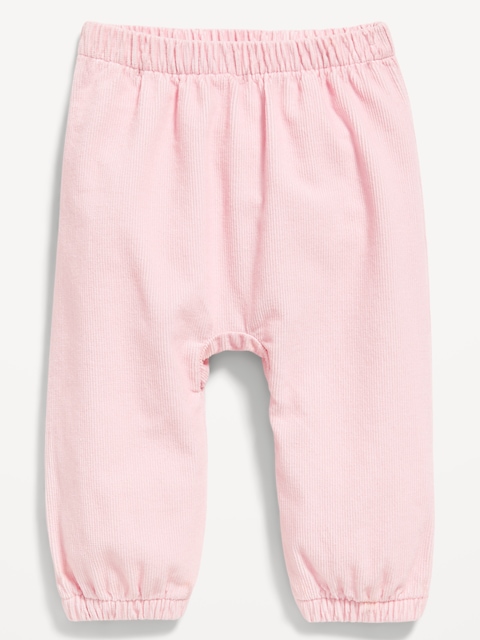 Pull-On Corduroy Knee Patch Pants for Baby - Red