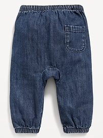 Image number 2 showing, Pull-On Chambray Pants for Baby