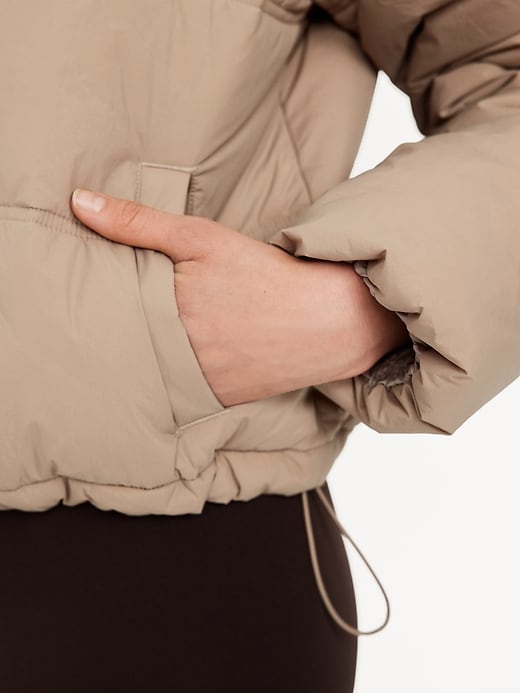 Image number 5 showing, Water-Resistant Nylon Puffer Jacket