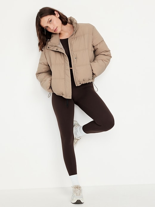 Image number 3 showing, Water-Resistant Nylon Puffer Jacket