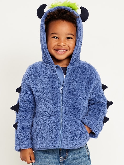 View large product image 1 of 2. Critter Hooded Jacket for Toddler Boys