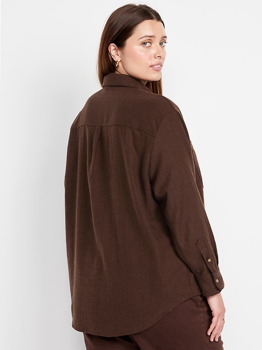 Image number 7 showing, Button-Down Boyfriend Shirt