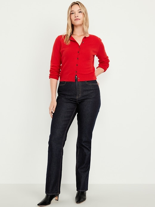 Image number 4 showing, Extra High-Waisted Boot-Cut Jeans