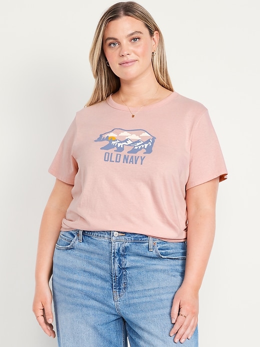 Image number 7 showing, EveryWear Crew-Neck Logo-Graphic T-Shirt