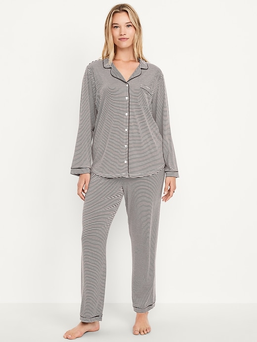 Image number 5 showing, Knit Pajama Pant Set