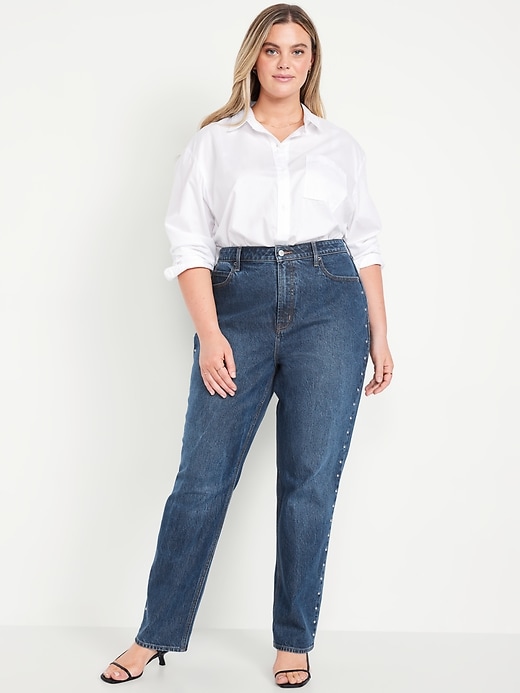 L'image numéro 6 présente Jean droit à taille très haute