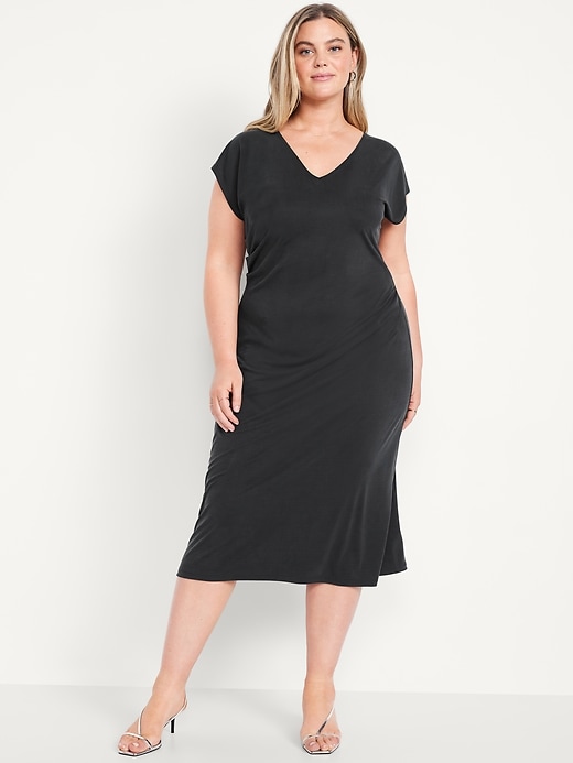 Image number 5 showing, Fit & Flare Ruched Midi Dress