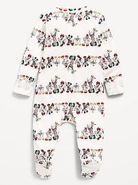 L'image numéro 2 présente Une-pièce Nuit ou jeu à pieds à glissière à double sens Old Navy x Disney© pour bébé