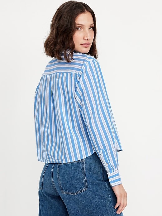 Image number 2 showing, Cropped Button-Down Shirt