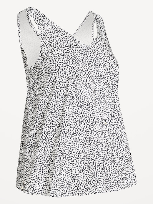 Image number 1 showing, Maternity Crepe Shell Tank