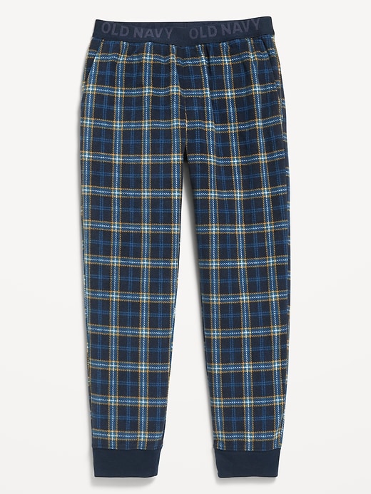 Image number 1 showing, Printed Microfleece Pajama Jogger Pants for Boys