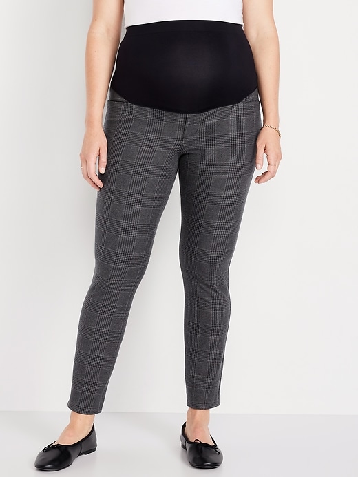 Image number 3 showing, Maternity Full-Panel Pixie Ankle Pants