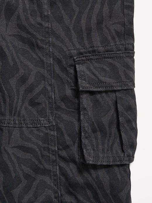 Image number 2 showing, Printed Super Baggy Wide-Leg Cargo Pants for Girls