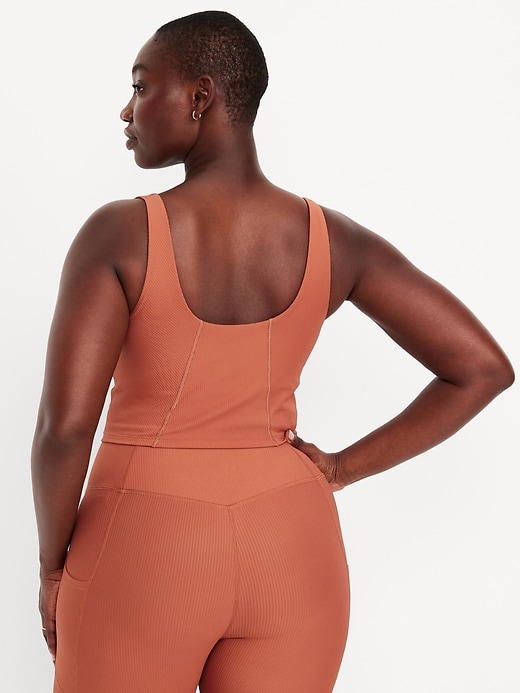 Image number 6 showing, Light Support PowerSoft Rib Longline Sports Bra