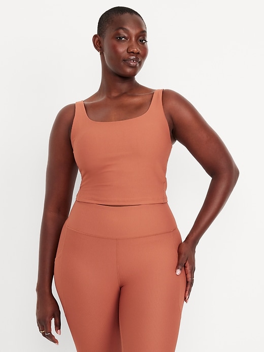 Image number 5 showing, Light Support PowerSoft Rib Longline Sports Bra