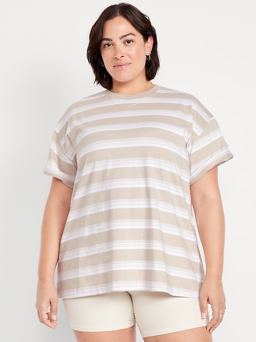 Image number 6 showing, Oversized Striped T-Shirt