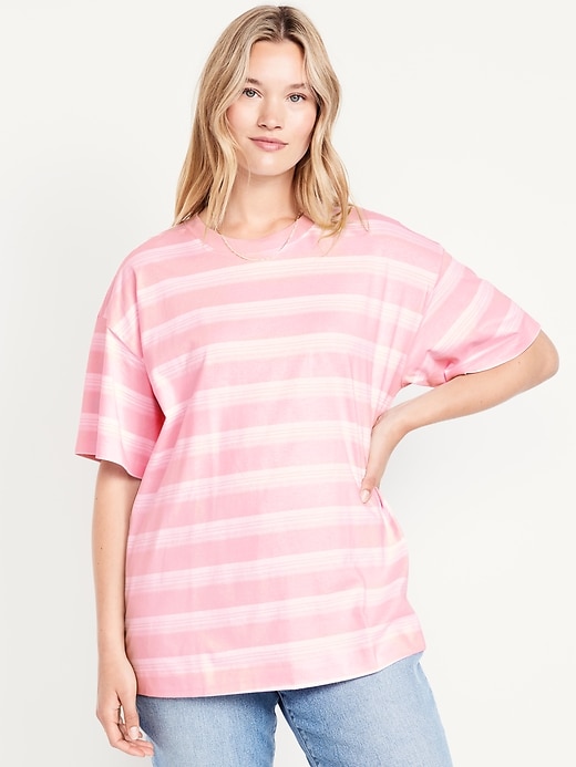 Image number 3 showing, Oversized Striped T-Shirt