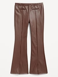 Image number 1 showing, Faux-Leather Trouser Flare Leggings for Girls