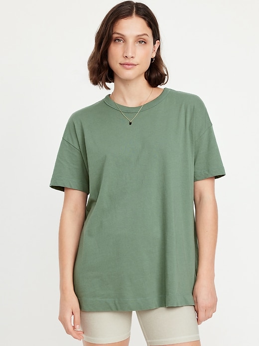 Image number 1 showing, Oversized EveryWear Tunic T-Shirt