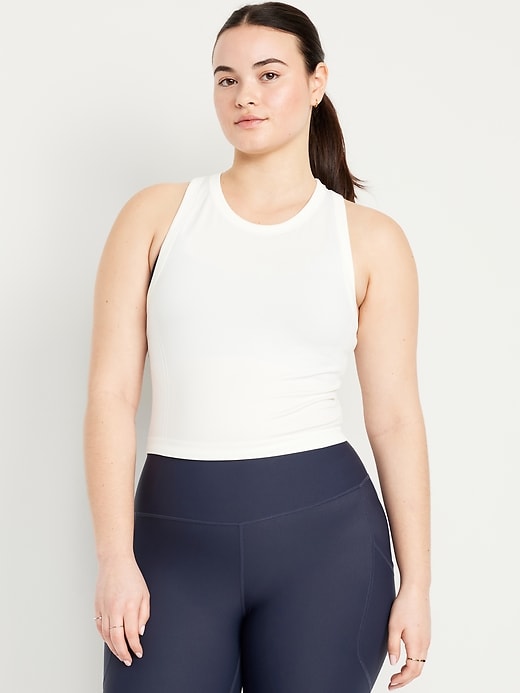 Image number 5 showing, Fluid Seamless Fitted Crop Tank Top