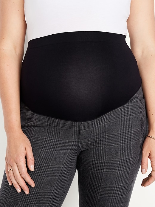 Image number 5 showing, Maternity Full-Panel Pixie Ankle Pants