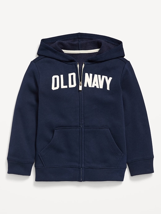 View large product image 1 of 3. Unisex Logo-Graphic Zip Hoodie for Toddler