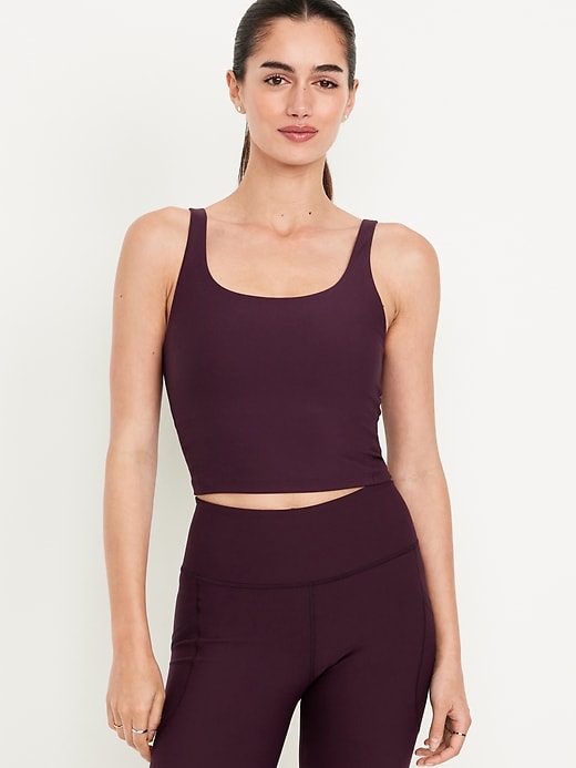 Image number 1 showing, Light Support PowerSoft Longline Sports Bra
