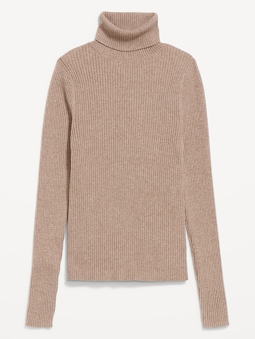 Image number 4 showing, SoSoft Lite Rib Turtleneck Sweater