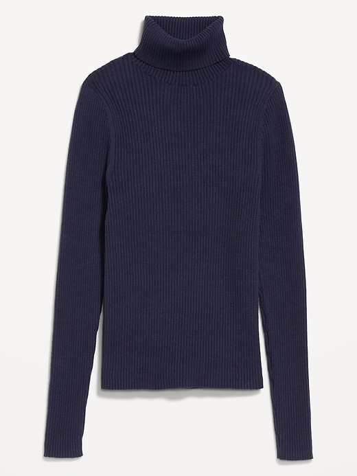 Image number 4 showing, SoSoft Lite Rib Turtleneck Sweater