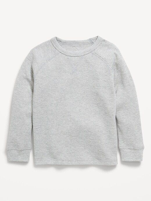 Image number 2 showing, Long-Sleeve Thermal Knit T-Shirt for Toddler Boys