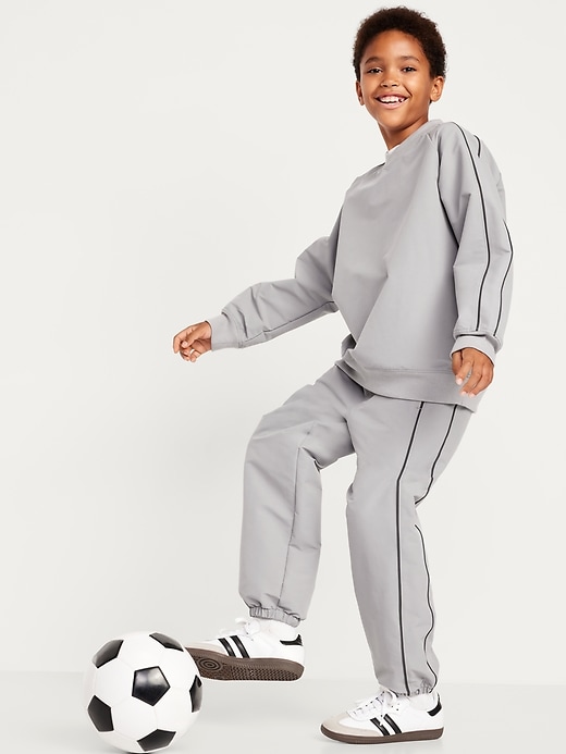 Image number 3 showing, Baggy Warm-Up Soccer Pants for Boys