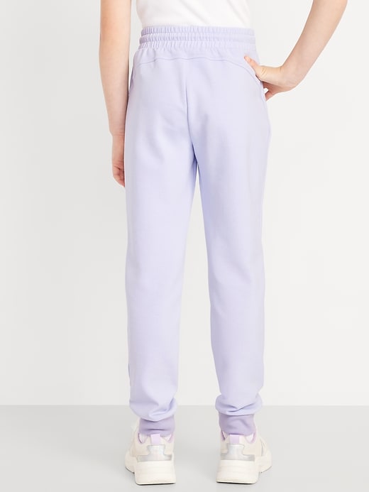 View large product image 2 of 4. Slim High-Waisted Dynamic Fleece Joggers for Girls