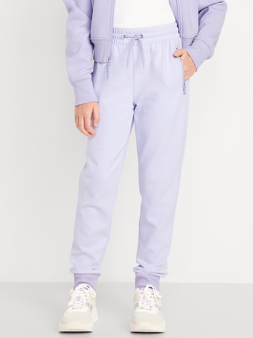View large product image 1 of 4. Slim High-Waisted Dynamic Fleece Joggers for Girls
