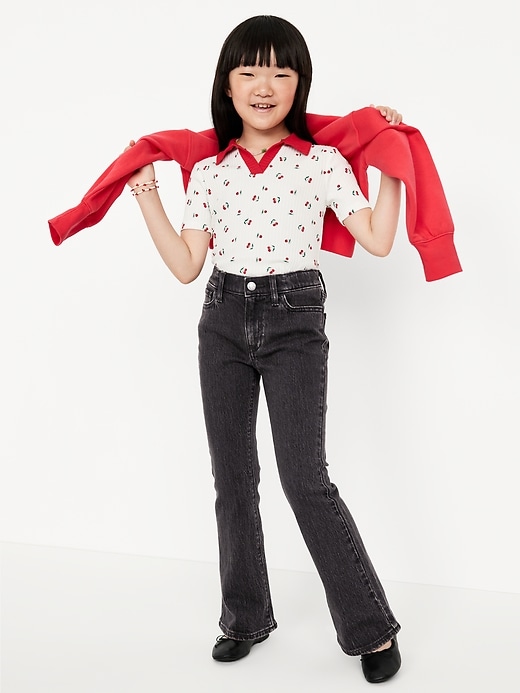 Image number 3 showing, Wow High-Waisted Flare Jeans for Girls