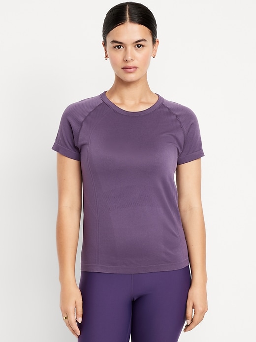 Image number 3 showing, Fluid Seamless Fitted T-Shirt