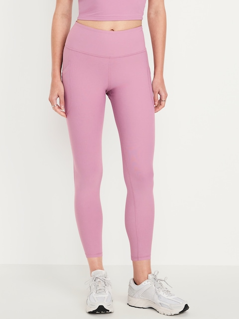 High-Waisted PowerSoft 7/8 Pocket Leggings - Dusk Bloom