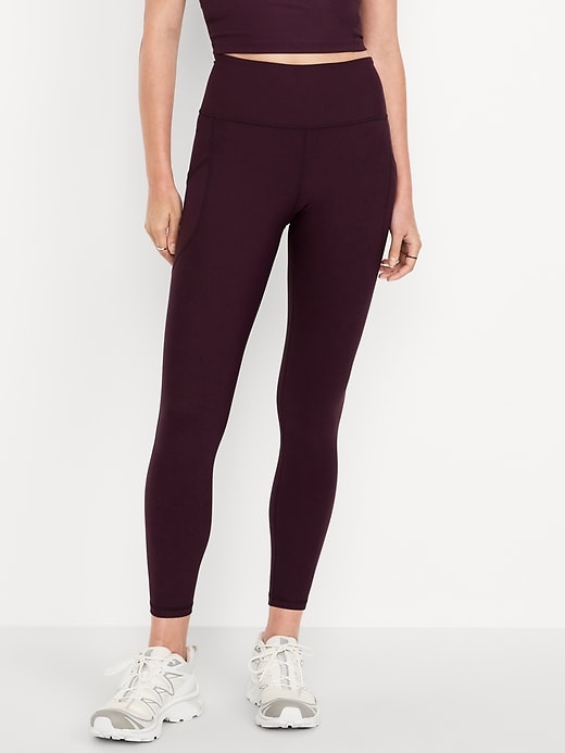 L'image numéro 1 présente Legging PowerSoft à taille haute longueur 7/8