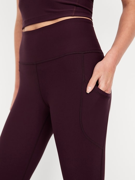 Image number 3 showing, High-Waisted PowerSoft 7/8 Pocket Leggings