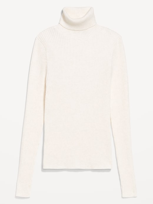 Image number 4 showing, SoSoft Lite Rib Turtleneck Sweater