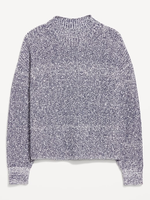 Image number 4 showing, SoSoft Cropped Mock-Neck Sweater